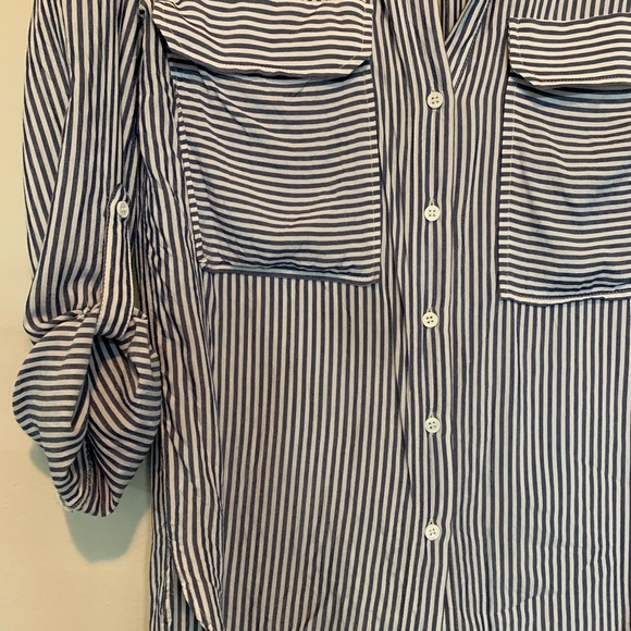 Zara Pin Strip Blouse - Picture 6 of 6